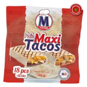 M tacos tortillas 30cm 18 pcs (80g)