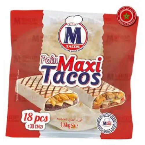 M tacos tortillas 30cm 18 pcs (80g)