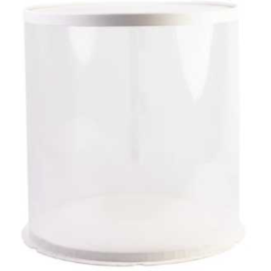 Boite à gâteau cylindrique blanche 340 x 370mm