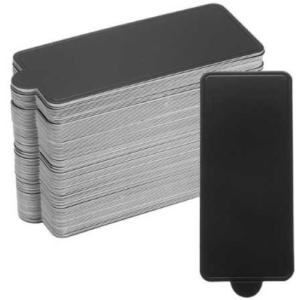 Planche à gâteaux rectangulaire en carton 13cm x 3,5cm 50pcs
