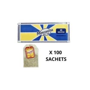 Tisane camomille Manzanilla (100u) Carton 12 pièces